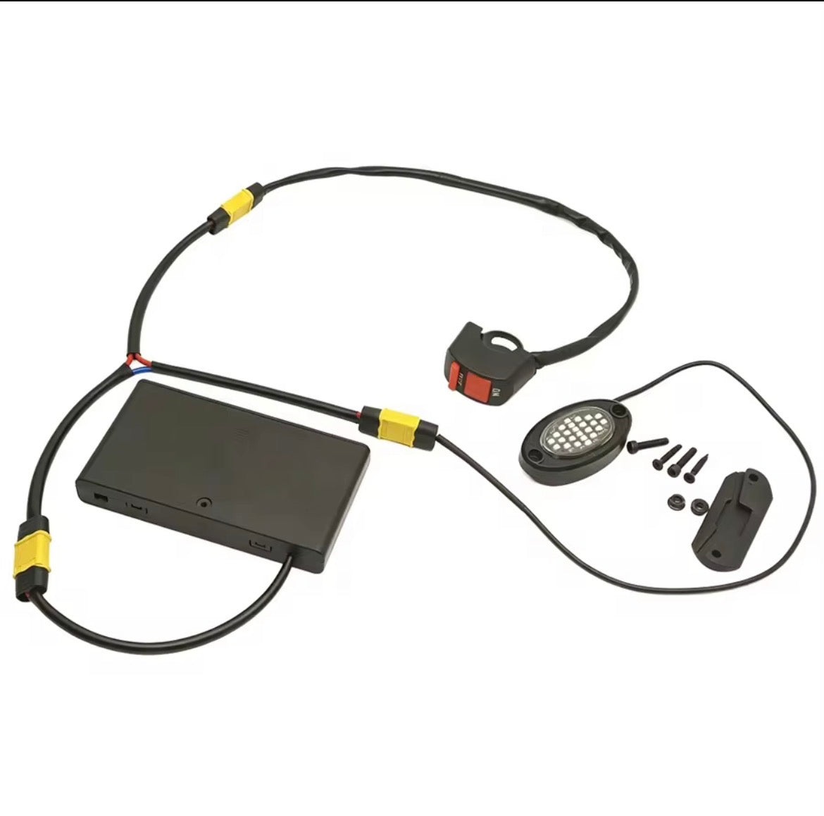 Battery powered rock light